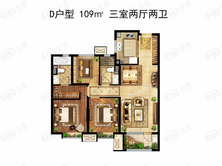 渭南富力城d户型户型图