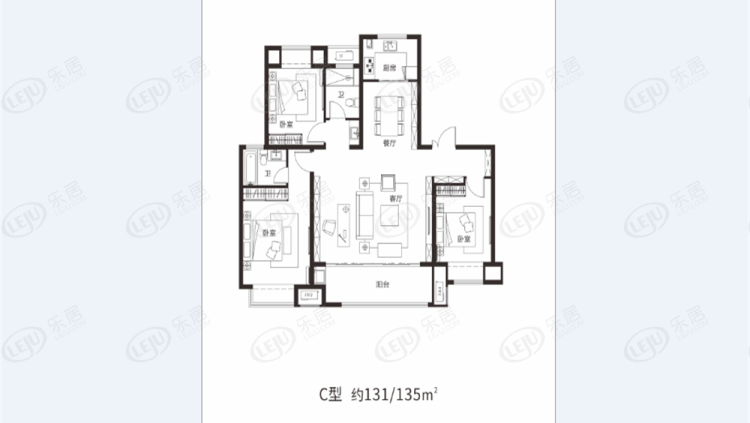 建业臻悦汇户型图