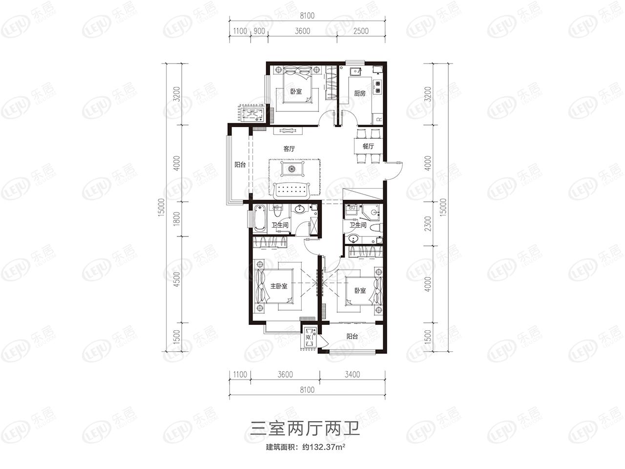 千渡·东山晴a户型户型图