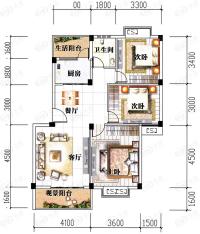 华福名城e户型户型图