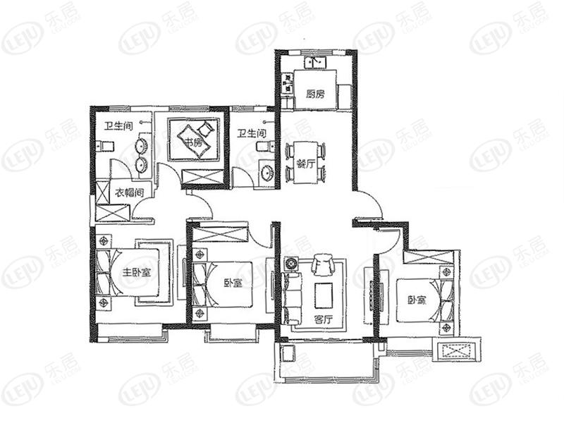 锦绣华府户型图户型图