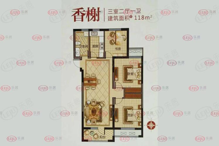 金色兰庭·香堤户型图