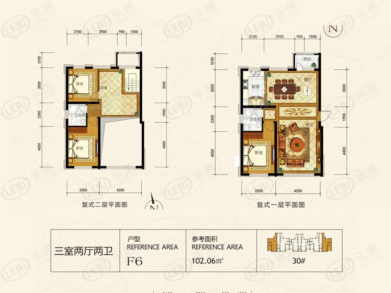 银河太阳城四期f6户型图
