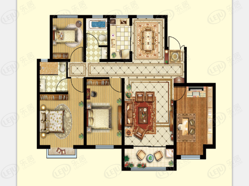 建邦·原香溪谷户型图户型图