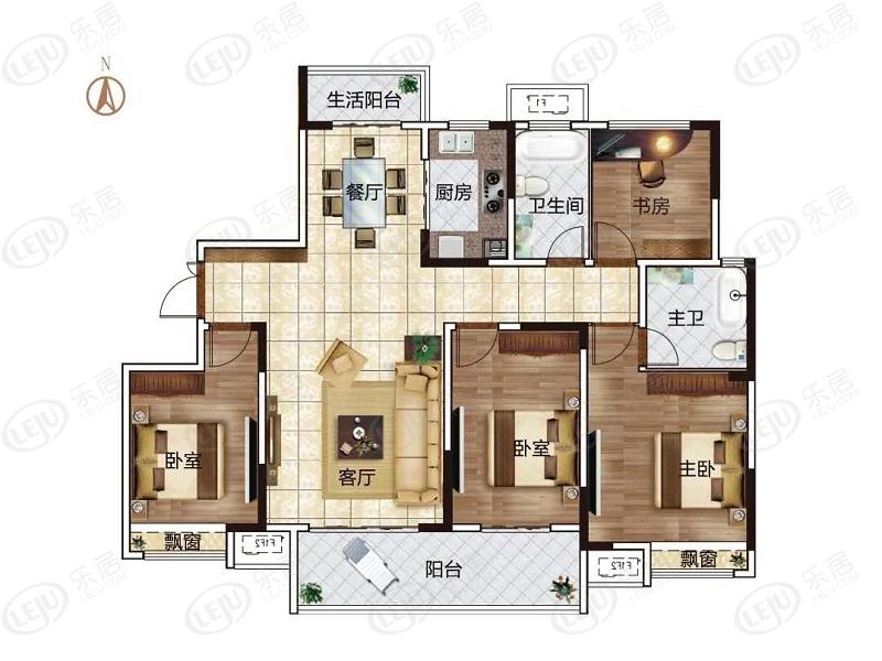 淅川建业城d2户型图