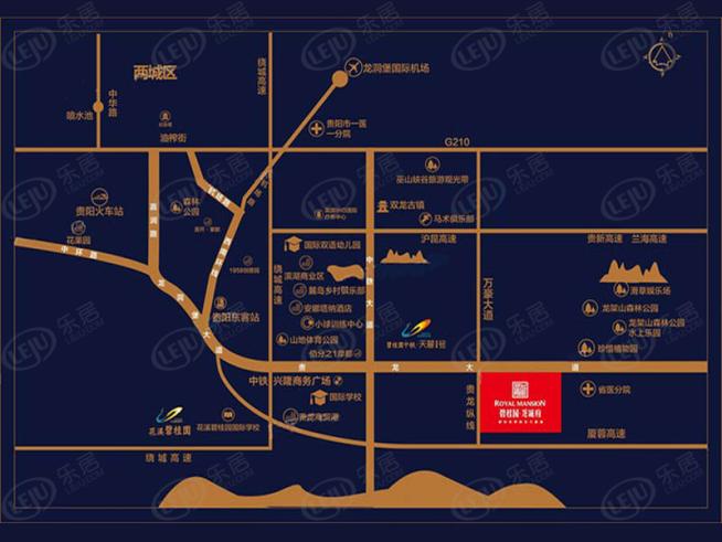 碧桂园·龙城府位置交通图