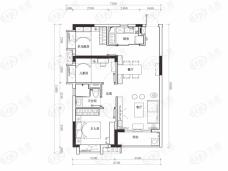 海伦堡·海伦时光81㎡三房两厅一卫01户型户型图