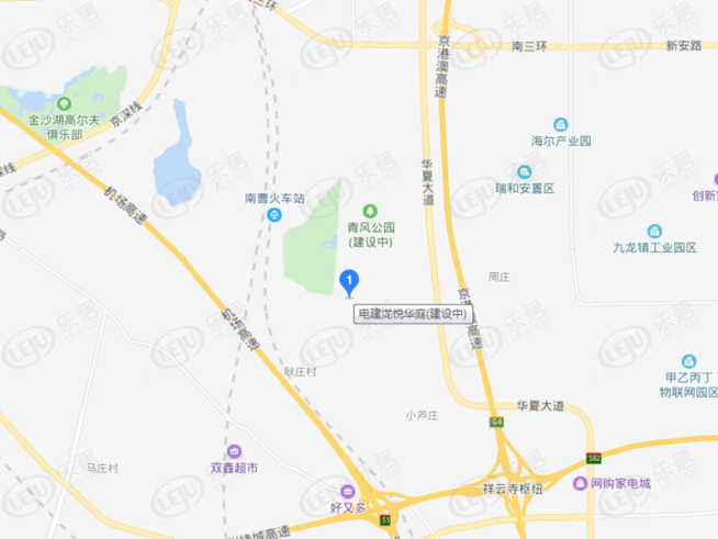 郑州泷悦华庭位置交通图