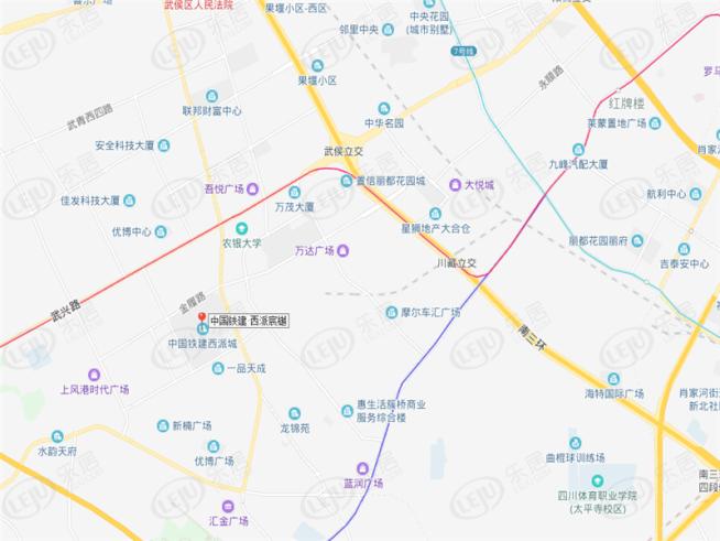 中国铁建·西派宸樾位置交通图