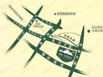 中铁悦龙南山位置交通图