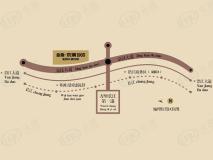 金地京汉1903位置交通图