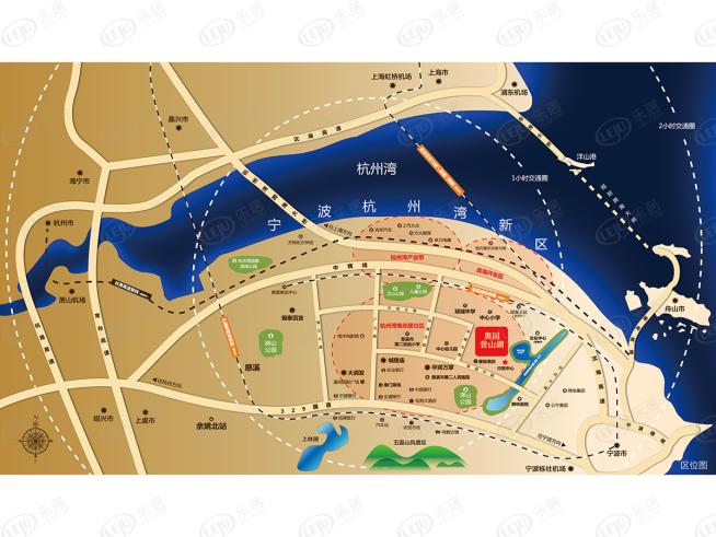 奥园·誉山湖位置交通图