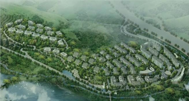 世博生态城二期飞行的树海效果图