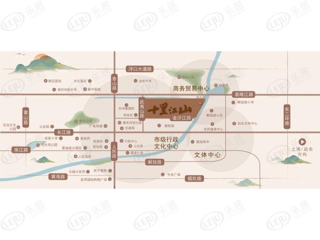 碧桂园十里江山位置交通图