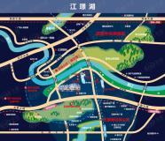江璟湖位置交通图