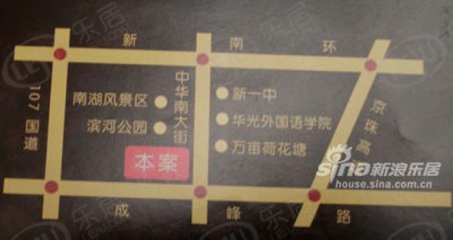 锦绣中华位置交通图