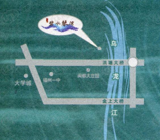 碧水琴湾位置交通图