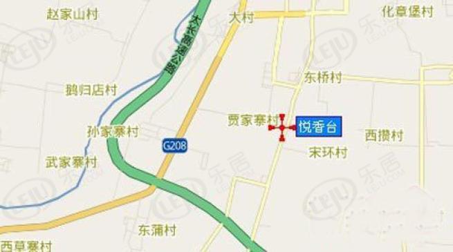 悦香台位置交通图